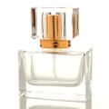 High Quality 30ml Perfume Glass Bottle Clear Pump Spray Bottle Square Glass Bottle